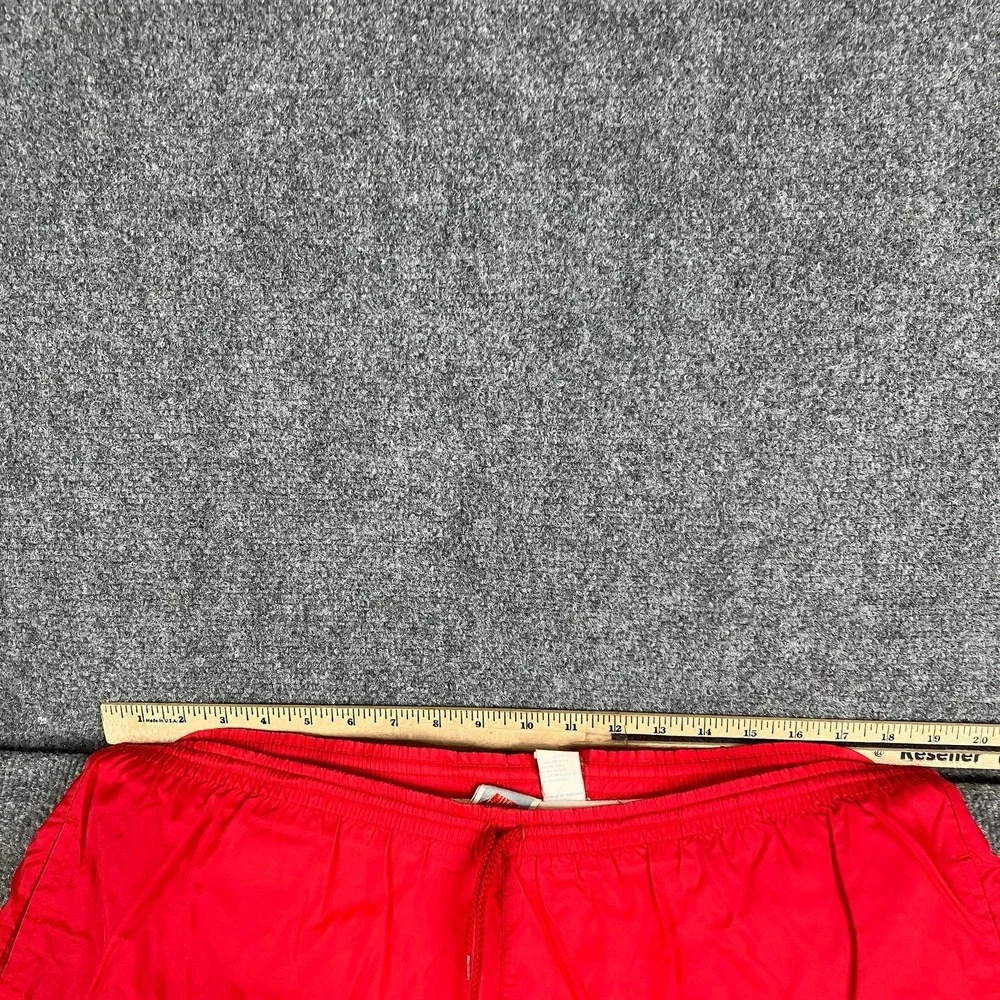 Nike Swim Trunks Mens Size L Red‎ Vintage Nylon Mesh Lined Drawstring